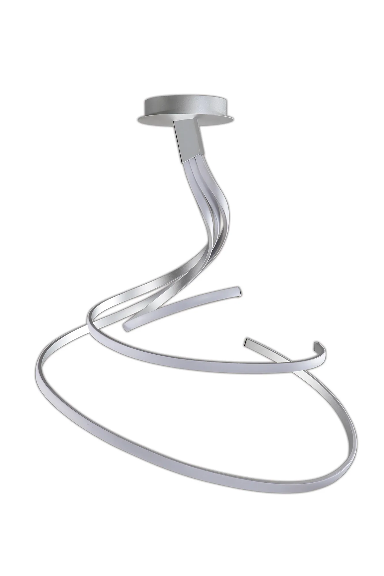 Nur Silver XL Ceiling Lights Mantra Semi Flush Fittings Nur Silver XL Ceiling Lights Mantra Semi Flush Fittings